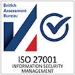 ISO 27001 Information Security Management certified